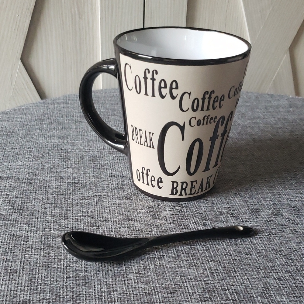 Mr. Coffee Coffee Break Mug with Spoon